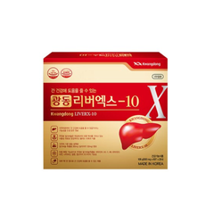 Viên Uống Hỗ Trợ Bổ Gan Kwangdong LiverX 120V - Chiết Xuất Tự Nhiên, Bảo Vệ Gan, Hỗ Trợ Tiêu Hóa, 10 Hộp