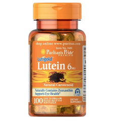 Viên Uống Hỗ Trợ Bổ Mắt Lutein Puritan's Pride 6mg - 100 Viên Giúp Giảm Mỏi Mắt, Bảo Vệ Sức Khỏe Đôi Mắt, Mỹ