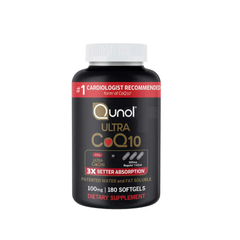 Viên uống bổ tim mạch Qunol Ultra CoQ10 100mg - 180 viên Mỹ, hỗ trợ chức năng tim, duy trì huyết áp ổn định, tăng cường năng lượng hàng ngày