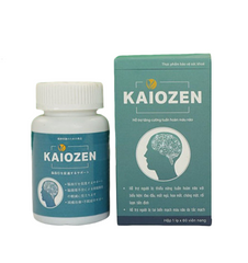 Viên uống Kaiozen hỗ trợ tăng tuần hoàn não hộp 60 viên
