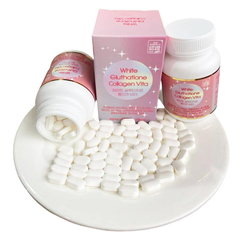 Viên Uống Hỗ Trợ Trắng Da White Glutathione Collagen Vita 60 viên