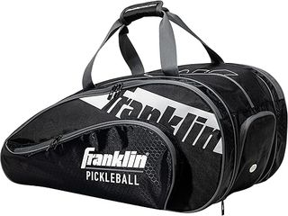 Balo Pickleball Franklin Sports Pro Series Black - Balo Thể Thao 4 Ngăn, Đen, Thiết Kế Cao Cấp, Đựng Vợt và Dụng Cụ Thể Thao