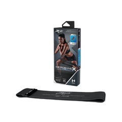 Băng tập đàn hồi PTP Microband X Heavy Charcoal đen - Dụng cụ thể thao gia đình, tăng cường sức mạnh và cơ bắp