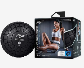 Bóng cao su massage PTP Myosphere BLK - Dụng cụ thể thao phục hồi cơ và khớp, tăng cường lưu thông máu hoàn hảo