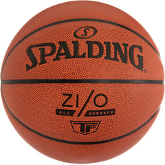 Bóng rổ Spalding Zi/O TF - Bóng Chơi Trong Nhà Ngoài Trời, Độ Nảy Tốt, Vỏ Composite Dễ Kiểm Soát, Kích Thước 6 & 7
