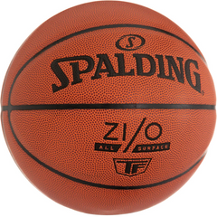 Bóng rổ Spalding Zi/O TF - Bóng Chơi Trong Nhà Ngoài Trời, Độ Nảy Tốt, Vỏ Composite Dễ Kiểm Soát, Kích Thước 6 & 7