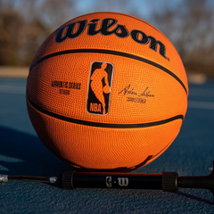 Bóng rổ Wilson NBA Authentic Series Outdoor - Chất liệu bền, Chơi ngoài trời, Kích thước đa dạng, Độ bám tốt, Hàng chính hãng