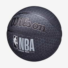 Bóng Rổ Wilson NBA Forge Pro Printed Black Size 7 - Cao Cấp, Độ Bám Tốt, Họa Tiết Cá Tính, Chơi Trong Nhà và Ngoài Trời