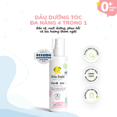 Dầu Dưỡng Tóc Cho Bé Little Étoile - Dầu Tự Nhiên, Chăm Sóc Tóc và Da Đầu Khỏe Mạnh Từ 0 Tháng Tuổi