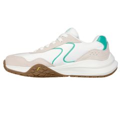Giày Pickleball Nữ Skechers Court Frenzy Trắng Xanh - Thể Thao Thời Trang, Êm Ái, Phù Hợp Tập Luyện và Dạo Phố