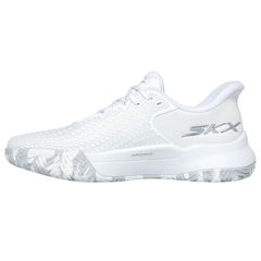 Giày Pickleball Nữ Skechers Viper Court Elite Trắng - Giày Tennis Thoáng Khí, Thiết Kế Đệm Thông Minh, Di Chuyển Linh Hoạt