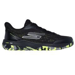 Giày Pickleball Nữ Skechers Viper Court Pro Đen - Thể Thao, Giày Tennis Siêu Nhẹ, Đế Goodyear, Thiết Kế Thoáng Khí