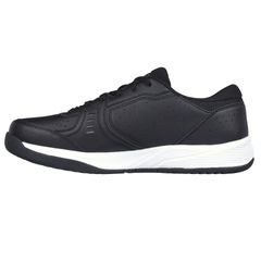 Giày Pickleball Skechers Men's Viper Court Smash - Giày Tennis Đen Trắng Cho Nam - Đệm êm Ultra Flight, Đế Cao Su Đàn Hồi