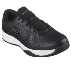 Giày Pickleball Skechers Men's Viper Court Smash - Giày Tennis Đen Trắng Cho Nam - Đệm êm Ultra Flight, Đế Cao Su Đàn Hồi
