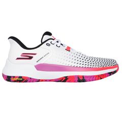 Giày Pickleball Skechers Viper Court Elite Nữ - Đen Hồng Thoáng Khí, Đệm êm và Đế Ngoài Đàn Hồi, Giày Tennis Thể Thao Chất Lượng