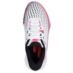 Giày Pickleball Skechers Viper Court Elite Nữ - Đen Hồng Thoáng Khí, Đệm êm và Đế Ngoài Đàn Hồi, Giày Tennis Thể Thao Chất Lượng