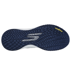 Giày Pickleball Skechers Viper Court Rally Gray Navy - Giày Tennis Nam Thoáng Khí, Đệm Nhẹ, Đế Cao Su Chất Lượng Cao