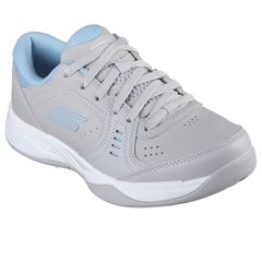 Giày Pickleball Nữ Skechers Viper Court Smash Gray Blue - Giày Tennis Thể Thao Chất Lượng Cao, Thiết Kế Độc Đáo, Thoải Mái
