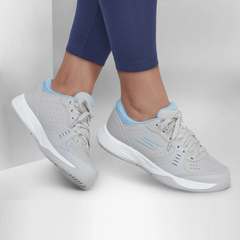 Giày Pickleball Nữ Skechers Viper Court Smash Gray Blue - Giày Tennis Thể Thao Chất Lượng Cao, Thiết Kế Độc Đáo, Thoải Mái