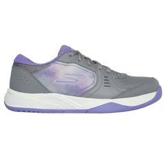 Giày Pickleball Nữ Skechers Viper Court Smash Màu Xám Tím - Giày Tennis Thể Thao Chống Trượt, Thoáng Khí, Kiểu Dáng Năng Động