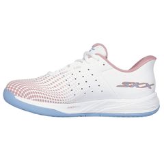 Giày Pickleball Nữ Skechers Viper Court Reload Xanh Nhạt - Giày Tennis Thể Thao Đế Cao Su Chống Trượt, Thiết Kế Thời Trang
