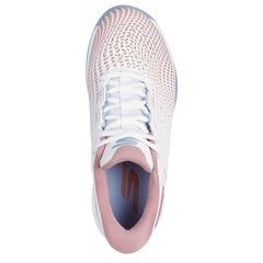 Giày Pickleball Nữ Skechers Viper Court Reload Xanh Nhạt - Giày Tennis Thể Thao Đế Cao Su Chống Trượt, Thiết Kế Thời Trang