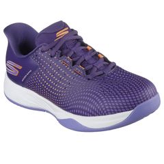 Giày Pickleball Skechers Women's Viper Court Reload Tím San Hô - Giày Tennis Thoáng Khí, Kiểu Dáng Nữ Thể Thao