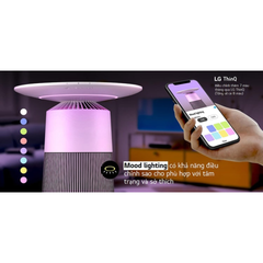 Máy Lọc Không Khí LG PuriCare Aero Furniture AS20GPWU0 - Thiết Kế 2in1, Sạc Không Dây, Lọc PM0.01, Bảng Điều Khiển Thông Minh