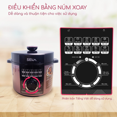 Nồi Áp Suất Điện Đa Năng SEKA SK5858 6L 1000W - Thích Hợp Gia Đình 4-6 Người, Nấu Nhanh Tiết Kiệm Thời Gian