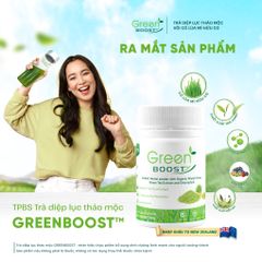 Trà Diệp Lục Thảo Mộc GreenBoost - Hỗ Trợ Bổ Sung Chất Xơ, Giữ Dáng, Thức Uống Dinh Dưỡng Lành Mạnh, Giàu Vitamin và Khoáng Chất