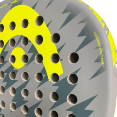 Vợt Padel Head Flash Grey/Yellow - Vợt Padel Dành Cho Người Mới, Thiết Kế Giọt Nước, Khung Chắc Chắn, Điểm Ngọt Rộng