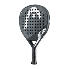 Vợt Padel Head Flash Pro Grey/White - Dành cho Người Chơi Nghiệp Dư và Trung Cấp - Thiết Kế Giọt Nước, Mặt Sợi Thủy Tinh Cao Cấp
