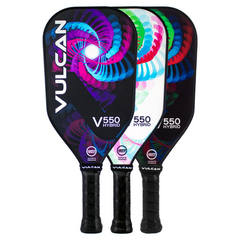 Vợt Pickleball Vulcan V550 Hybrid 13mm - Thiết Kế Thời Trang, Bền Bỉ, Phù Hợp Tấn Công & Phòng Thủ, Độ Dày 13mm.