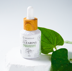 Serum Giảm Viêm Ngừa Mụn Skinsolve 30ml - Hỗ Trợ Làm Sạch Lỗ Chân Lông, Cân Bằng Dầu Thừa, Chăm Sóc Da Mụn Hiệu Quả