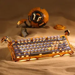 Bàn Phím Cơ Gaming Gravastar Mercury K1 - Thiết Kế Độc Đáo, Keycap PBT Chất Lượng, Phong Cách Cá Tính Cho Game Thủ