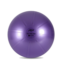 Bóng Yoga PTP 55cm Màu Tím - Quả Bóng Thể Dục Cao Su Tự Nhiên - Dụng Cụ Tập Gym Giảm Cân, Tăng Cơ Bắp, Săn Chắc Cơ Thể