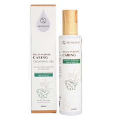 Gel Rửa Mặt Nghệ Tràm Trà Skinsolve Purpore - Sữa Rửa Mặt Tự Nhiên 120ml, Dưỡng Ẩm, Làm Sạch Dịu Nhẹ, Phù Hợp Mọi Loại Da