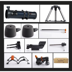 Kính Thiên Văn Celestron Astromaster 130EQ - Quan Sát Mặt Trăng, Hành Tinh, Cụm Sao - Dễ Dàng Sử Dụng Cho Người Mới Bắt Đầu
