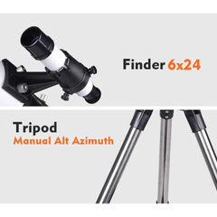 Kính Thiên Văn Khúc Xạ Celestron SCTW 70-705A Libra - Dụng Cụ Quan Sát Thiên Dài Kính 70mm, Chất Lượng Hình Ảnh Cao, Phù Hợp Cho Người Mới Bắt Đầu