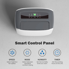 Máy Hút Ẩm Airplus AP10 - Công Suất 10L/Ngày, Giải Pháp Khô Thoáng Cho Không Gian Sống, Ngăn Ngừa Nấm Mốc, Thiết Kế Nhỏ Gọn