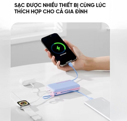 Pin Sạc Dự Phòng Xiaomi Aisolove W16 10000mAh 22.5W Cáp Type-C - Sạc Nhanh Hỗ Trợ Nhiều Thiết Bị, Thiết Kế Nhỏ Gọn, Đa Màu Sắc