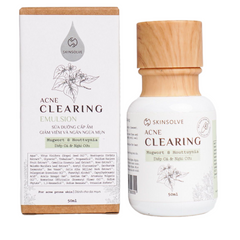 Sữa Dưỡng Skinsolve Acne Clearing Emulsion 50ml - Hỗ Trợ Cấp Ẩm, Giảm Viêm, Ngăn Ngừa Mụn Cho Da Nhờn và Da Mụn