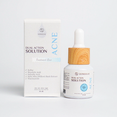 Gel Trị Mụn Skinsolve Dual Action Solution Acne 10ml - Giải Quyết Mụn Hiệu Quả, Tiêu Viêm Và Làm Mờ Vết Thâm
