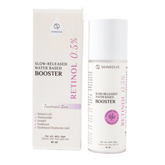 Tinh Chất Skinsolve Slow Released Booster Retinol 0,5% - Hỗ Trợ Trẻ Hóa Da, Giảm Nhăn, Cải Thiện Đàn Hồi, Mờ Đốm Nám 20ml