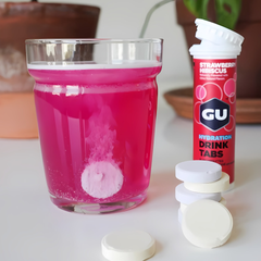 Viên Sủi Điện Giải GU Hydration Drink Tabs - Bổ Sung Điện Giải Cho Vận Động Viên, Hương Vị Cam Chanh Nhiệt Đới, Tiện Lợi Khi Tập Luyện