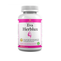 Viên Uống Hỗ Trợ Điều Kinh Eva Herblux - Giúp Hoạt Huyết, Cân Bằng Kinh Nguyệt, Giảm Đau Bụng Kinh, 60 Viên