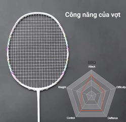 Vợt cầu lông 8U G5 ALP BBQ2.0 Full Carbon Siêu Nhẹ, Độ Căng Tối Đa 13.5kg - Lựa Chọn Hoàn Hảo Cho Người Mới và Chuyên Nghiệp