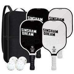 Vợt Pickleball Sinsham Dream Pro Carbon Bền Bỉ - Phù Hợp Thi Đấu USAP, Kiểm Soát Tốt - Trọng Lượng Nhẹ, Thiết Kế Đẳng Cấp