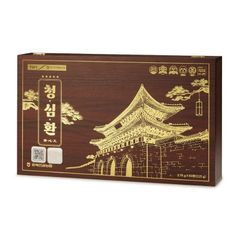 An Cung Ngưu Xạ Hương Thanh Tâm Hoàn Cheong Sim Hwan - Thực Phẩm Bổ Sung Cải Thiện Sức Khỏe, Tăng Cường Trí Nhớ 60 Viên