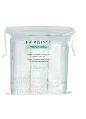 Bông Tẩy Trang La Soirée Premium Cotton 225 Miếng - Siêu Mềm Mịn, Thấm Hút Tốt, Phù Hợp Với Mọi Loại Da